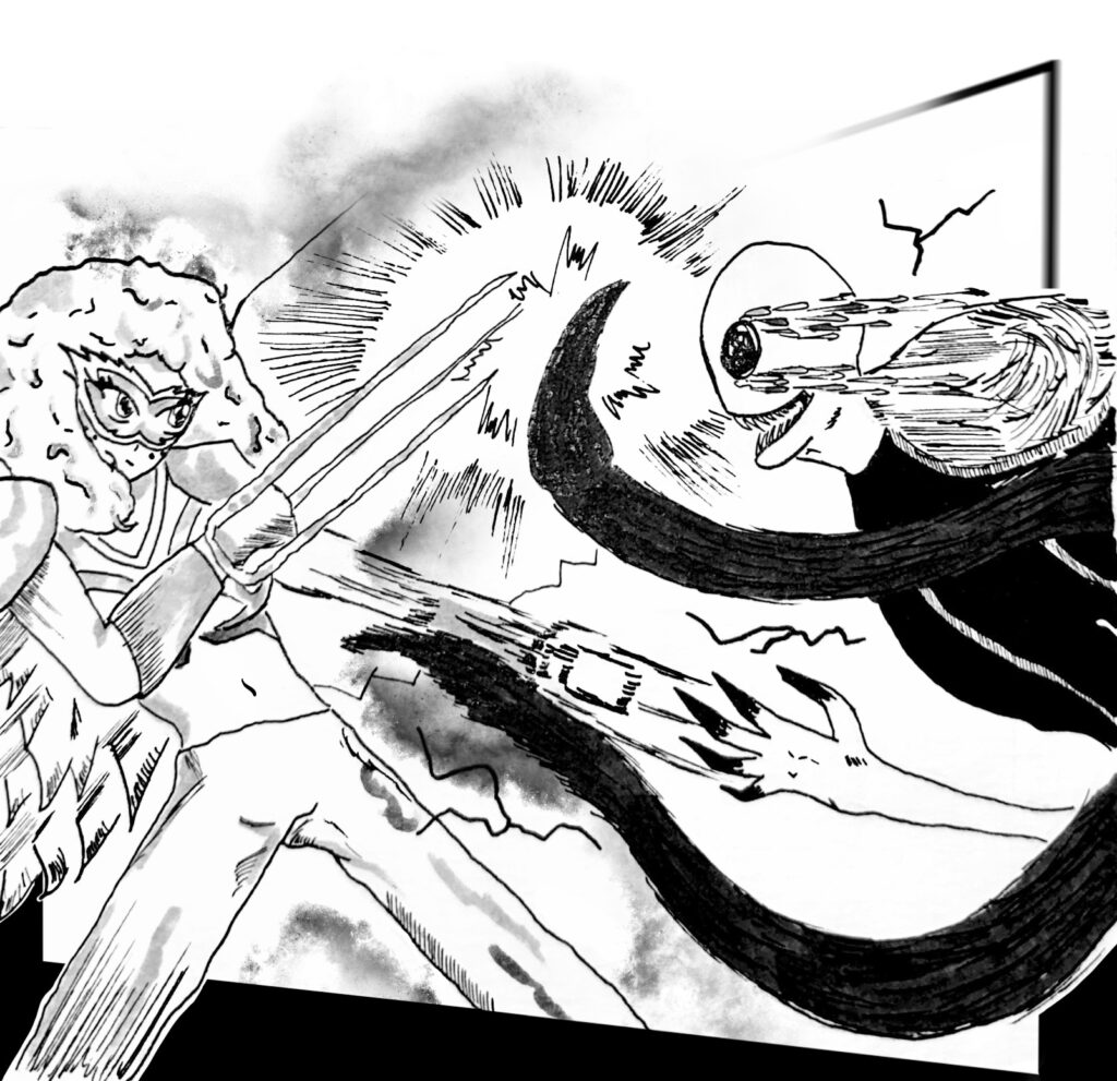 Chromavien fights GO Black Mandy Kim vs Goranian Black